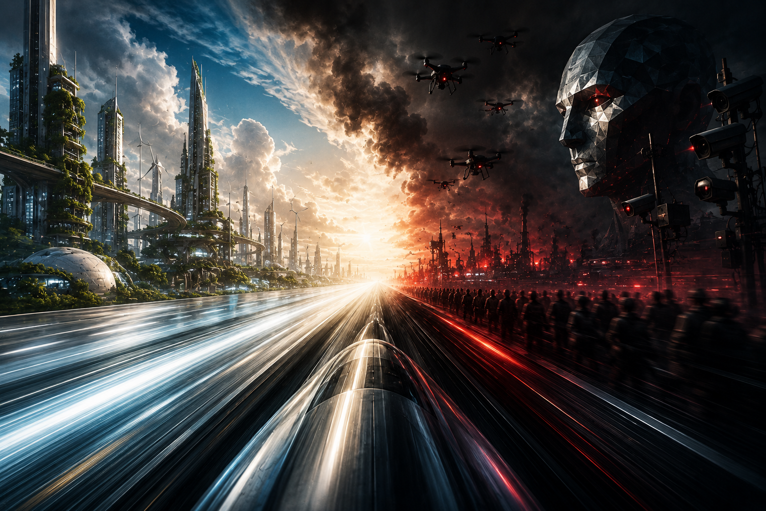 Rasende Zukünfte: Futurismus, Akzelerationismus und die autoritäre Versuchung der Technik
